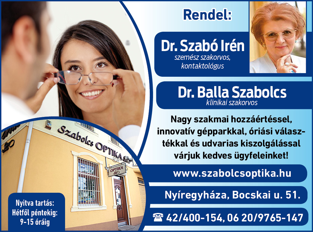 Szabolcs Optika rendelés